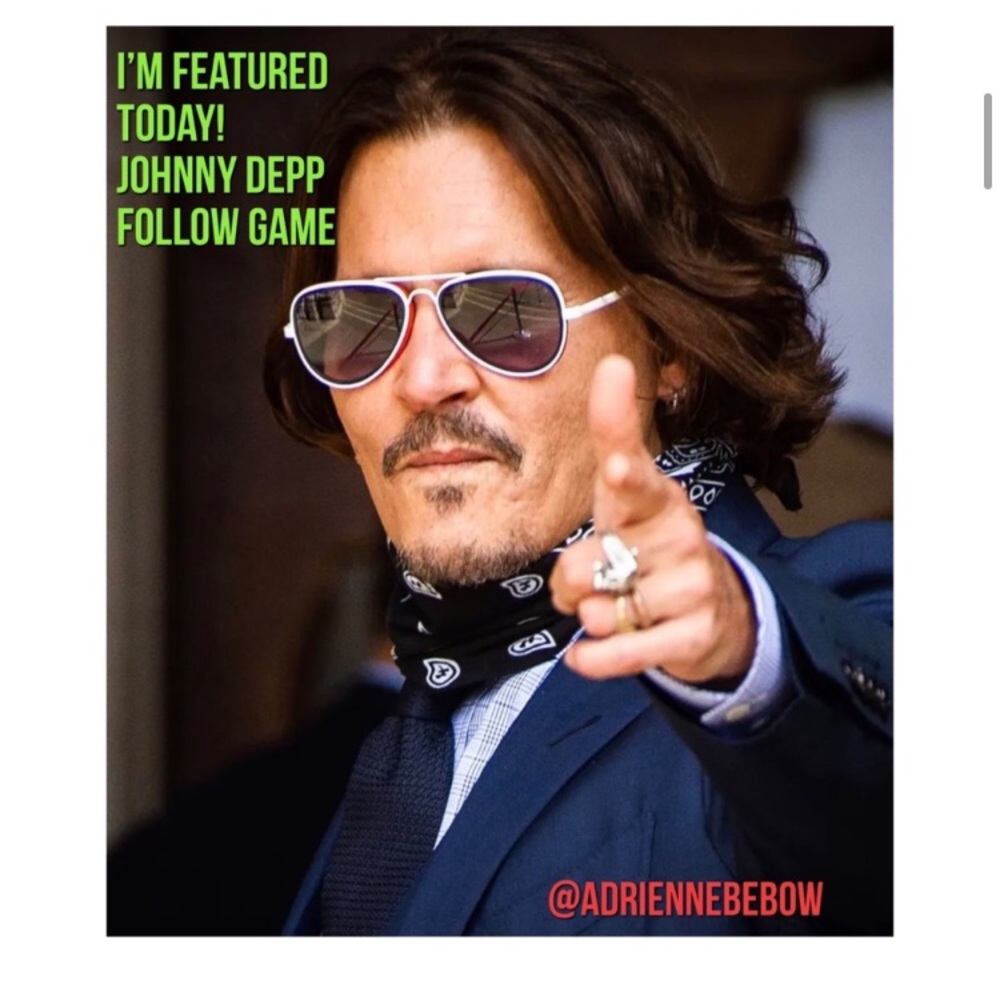 Johnny Depp Follow Game Feature🖤🌹